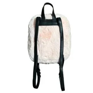 Forever 21 Women’s Adjustable Pink Faux Fur Handbag Bookbag Backpack Pink Backpack Fuzzy Backpack Forever 21 Forever 21 Bags  main image 4